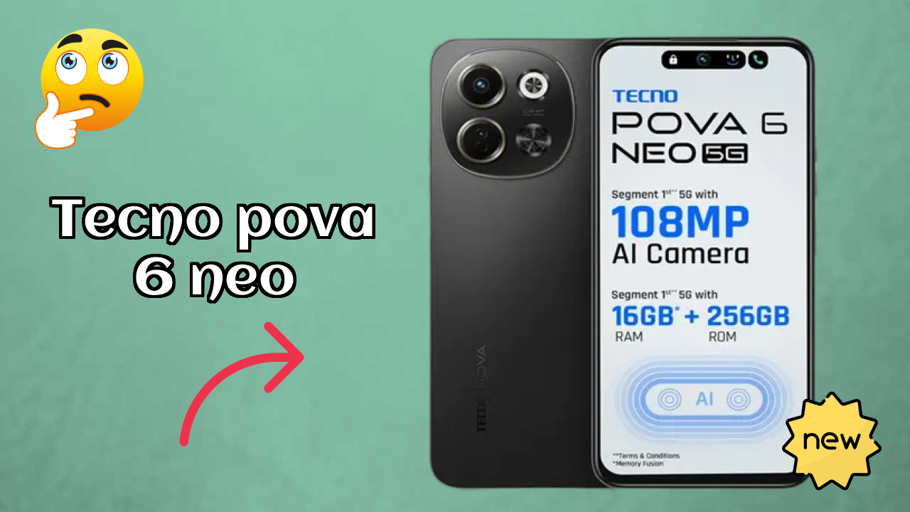 Tecno Pova 6 Neo Display Size: 6.67 Inches (16.94 Cm) Screen Review